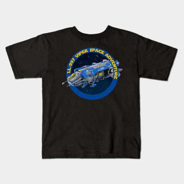 LL 997 Viper Classic Space Adventure Kids T-Shirt by mamahkian